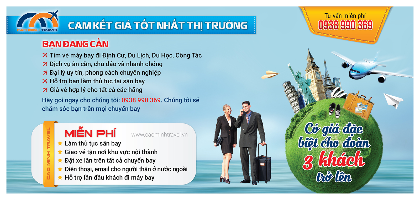 Dịch Vụ Vé Máy Bay Cao Minh